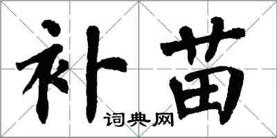 翁闿运补苗楷书怎么写