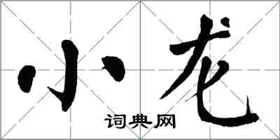 翁闿运小龙楷书怎么写