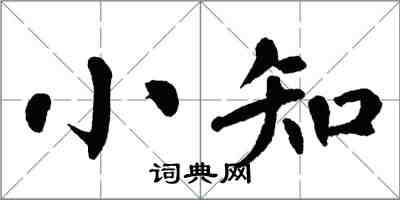 翁闿运小知楷书怎么写