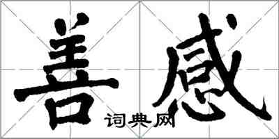 翁闿运善感楷书怎么写