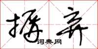 王冬龄摒弃草书怎么写
