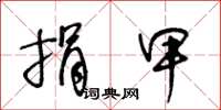 王冬龄捐甲草书怎么写