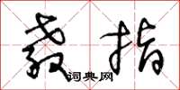 王冬龄教指草书怎么写
