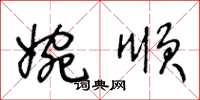 王冬龄婉顺草书怎么写