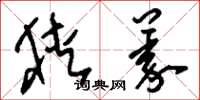 刘少英狭义草书怎么写