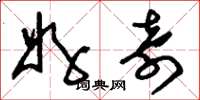 刘少英好奇草书怎么写