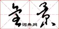 刘少英全景草书怎么写
