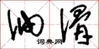 刘少英油滑草书怎么写