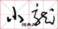 刘少英小龙草书怎么写