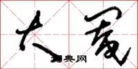 刘少英大阉草书怎么写