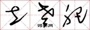 刘少英土老肥草书怎么写