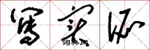 刘少英写实派草书怎么写