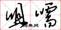 刘少英咀嚅草书怎么写