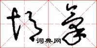 刘少英胡气草书怎么写