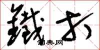 刘少英铁打草书怎么写