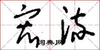 刘少英宏流草书怎么写