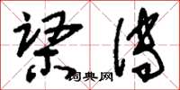 刘少英棨传草书怎么写