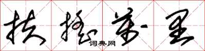 朱锡荣扶摇万里草书怎么写