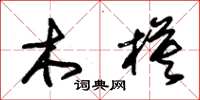 朱锡荣木模草书怎么写