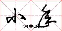 朱锡荣小年草书怎么写