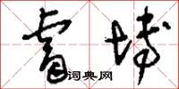 刘少英睿博草书怎么写
