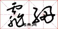 刘少英霏细草书怎么写