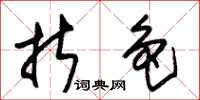 朱锡荣折色草书怎么写