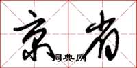 朱锡荣京省草书怎么写