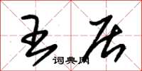 朱锡荣王居草书怎么写