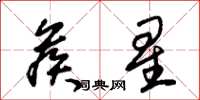 朱锡荣候星草书怎么写