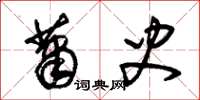 朱锡荣萧史草书怎么写