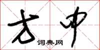 朱锡荣方中草书怎么写