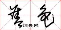 朱锡荣善色草书怎么写