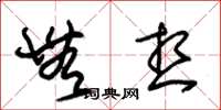 朱锡荣无想草书怎么写