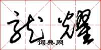 朱锡荣龙耀草书怎么写