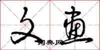 曾庆福文画草书怎么写