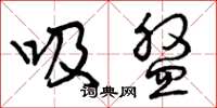 曾庆福吸盘草书怎么写