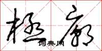 曾庆福极庙草书怎么写