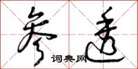 曾庆福参透草书怎么写