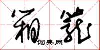 朱锡荣箱笼草书怎么写