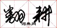 朱锡荣翻耕草书怎么写