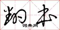 曾庆福翻本草书怎么写