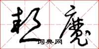 曾庆福热魔草书怎么写