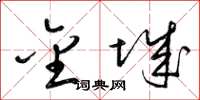 梁锦英金城草书怎么写