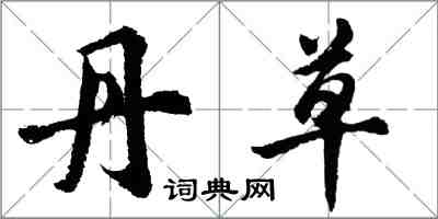 胡问遂丹草行书怎么写