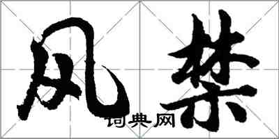 胡问遂风禁行书怎么写