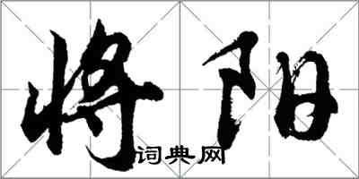 胡问遂将阳行书怎么写