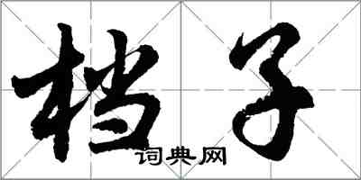 胡问遂档子行书怎么写