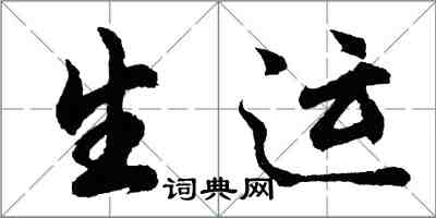 胡问遂生运行书怎么写