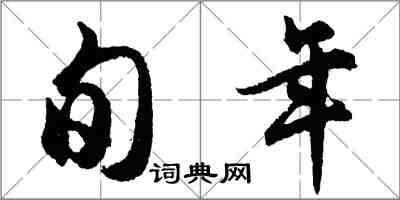 胡问遂旬年行书怎么写